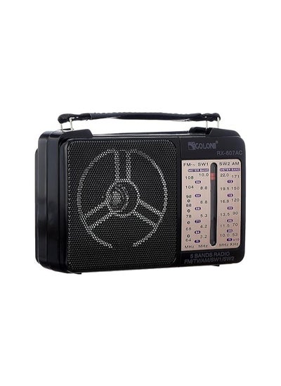 Buy Potable Electric Radio RX-606 Black in Egypt