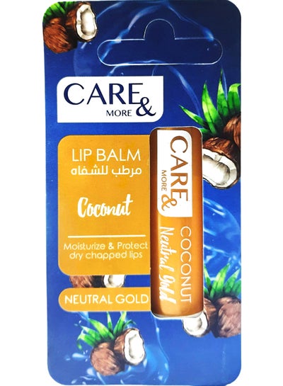 Buy CARE & MORE Lip Balm Coconut 4gm in Egypt