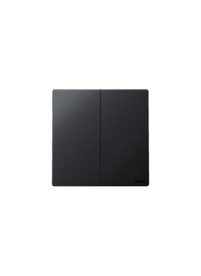 اشتري Legrand Mallia Senses 2 Gang 2 Way Switch Matt Black في الامارات