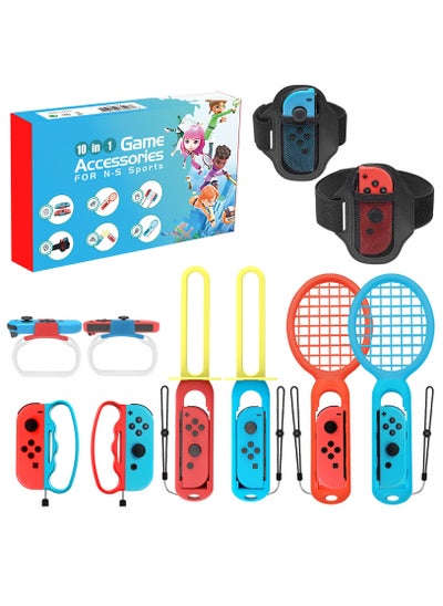 Buy 2023 10-in-1 Switch Sports Accessories Bundle for Nintendo Switch and Switch OLED - Compatible Gear for Enhanced Gaming Experience in Switch Sports. in UAE