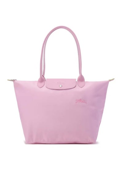 Buy Longchamp women's classic fashion versatile large handbag shopping bag shoulder Bag handbag new pink in Saudi Arabia