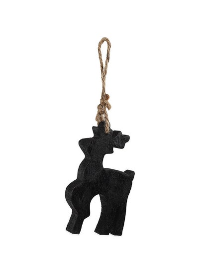 اشتري Xmas Hanging Decoration, Black - 10 cm في الامارات