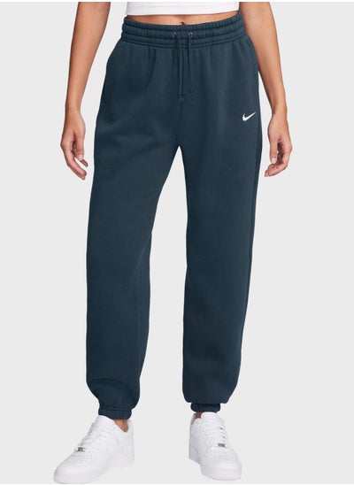 Buy Nsw Phoenix Fleece High Rise Oversized Pants in UAE