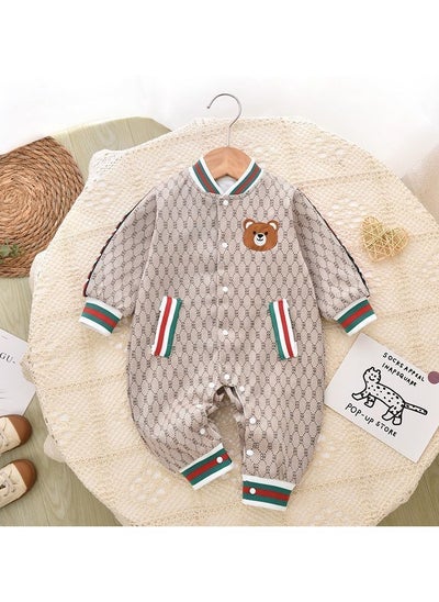 Buy Baby Bodysuit Crawling Suit Long Sleeve Clothes in Saudi Arabia