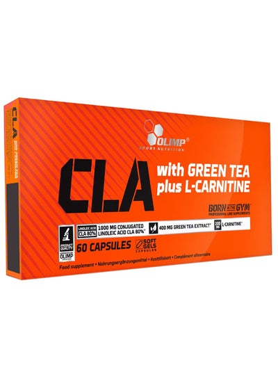 اشتري Olimp CLA with Green Tea Plus L-Carnitine Weight Loss Supplement 60 capsules في الامارات