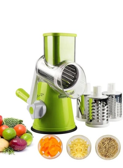 Buy Multi-Function Rotary Grater Vegetable Cutter multicolour 0.64kg in Saudi Arabia