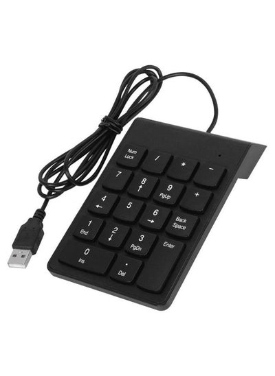 Buy Mini Numeric Keyboard Usb Cable Black in UAE