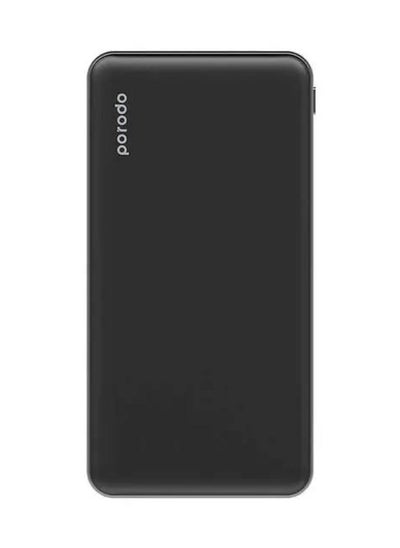 Buy Super Slim Fashion Series PD Power Bank 10000mAh 18W - Black in UAE