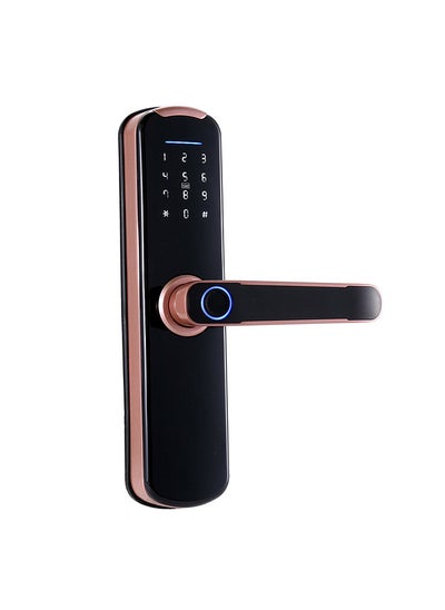 Buy WAFU Tuya Fingerprint Lock Indoor Electronic Lock Smart Fingerprint Password Card Mechanical Key Touchscreen Keypad Door Lock for Home Hotel Office Door in Saudi Arabia