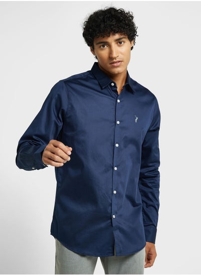 Buy Thomas Scott Spread Collar Classic Slim Fit Casual Shirt in UAE