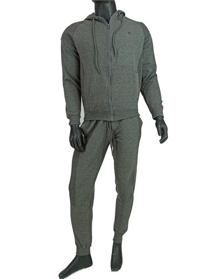 Buy Masters Men Winter Training Suits Long Sleeve &Plain Bottom- Dark Gray in Egypt