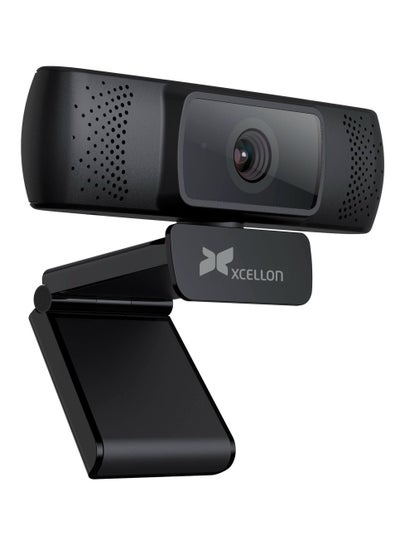 اشتري •	Xcellon Full HD Wide-Angle Webcam with Autofocus, auto low-light correction and Dual Omnidirectional Microphones في الامارات