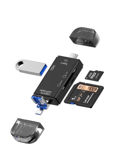 Buy DMG USB 2.0 Card Reader, Type-c Android Computer OTG2.0 SD/TF Interface, Suitable for Mobile Phone Camera Computer Tablet Driving Recorder in Saudi Arabia
