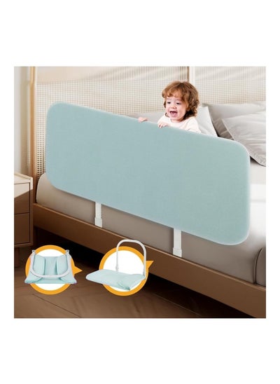 Buy Foldable Bed Rail Guard For Crib, Height Adjustable & Anti-Fall Protection Guardrail, Portable Rail Bumper, Kids Safe Bed Side Rail For Full Size Bed -150Cm in Saudi Arabia