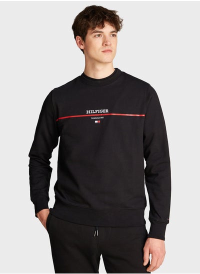 Buy Striped Terry Sweatshirt in UAE