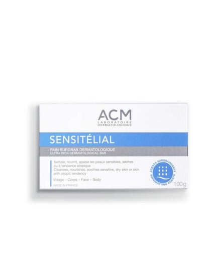 Buy ACM Sensitelial Ultra Rich Dermatological Bar 100g in Saudi Arabia