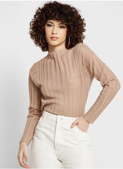 Buy Knitted Long Sleeve Top in Saudi Arabia