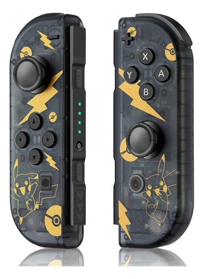 Buy Joy Cons Wireless Controller for Nintendo Switch, L/R Controllers Replacement Compatible with Nintendo Switch/Lite/OLED, Joystick with Wake-up/Screenshot/Dual Vibration/Motion Control Function (Black) in UAE