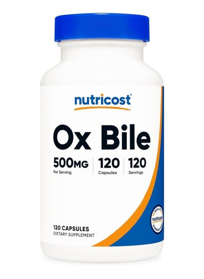 Buy Ox Bile 500mg 120 Capsules in UAE