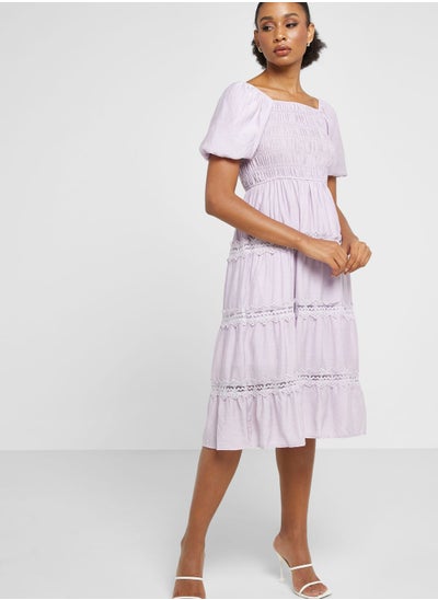 Buy Ruched Detail Dress in UAE