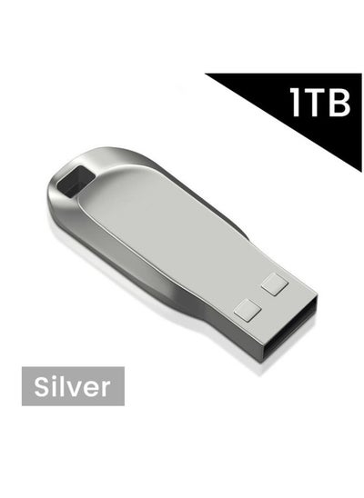 اشتري 1TB USB 3.0 High speed Flash Metal Pen Drive Waterproof Silver في الامارات