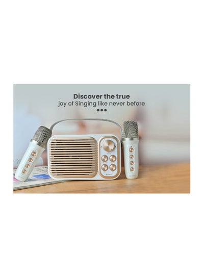 Buy Toreto 14watt mini wireless speaker with voice changer wireless mic in UAE