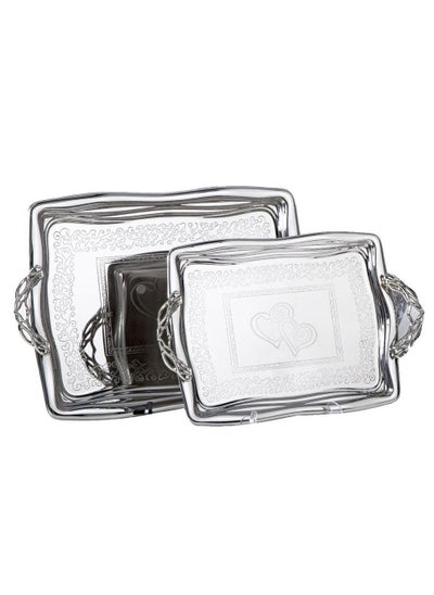 اشتري TRAYS SET 2 PIECES , STAINLESS STEEL 18/10 في مصر