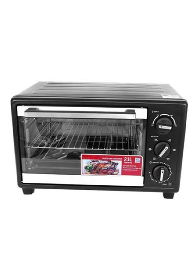 Buy Electric Oven With Rotisserie 21L 21 L  Black in Saudi Arabia