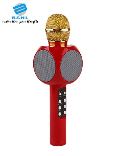 اشتري BSNL Bluetooth Karaoke Microphone - Red في الامارات