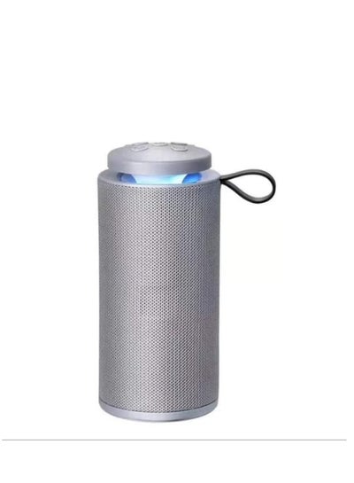 Buy Bluetooth Speaker Gt-112 Supports Memory Card And Flash And Supports Aux Cable silver in Egypt