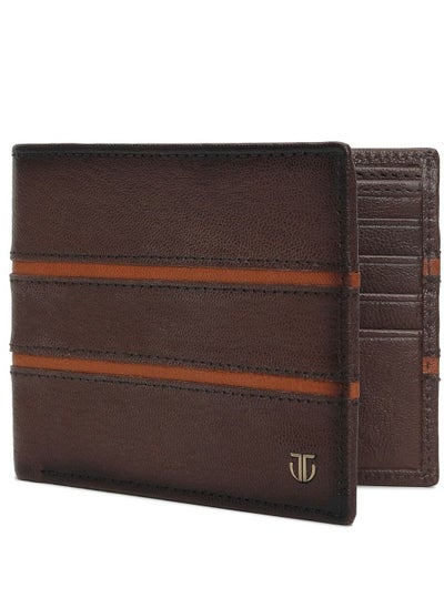 اشتري Men's Brown Bifold Leather Wallets في الامارات