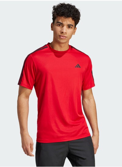 Buy 3 Stripes Train Essential Base T-Shirt in Saudi Arabia