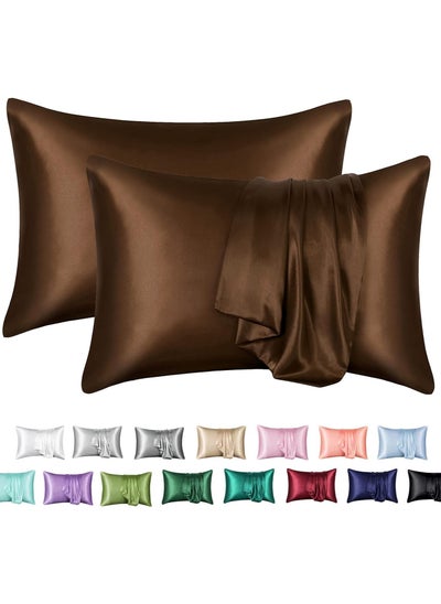 Buy Satin Envelope Pillow Case For Hair And Skin(set Of 2 ) in Egypt