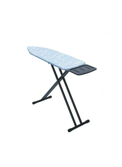 Buy Ironing Board With Powder Coated Steel Frame And Legs Ironing Table 48X15 Inch Size Assorted Color Table With Adjustable Height Mechanism Heat-Resistant Cotton Cover Non-Slip Foldable Stand in UAE