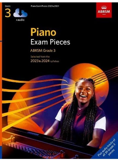 اشتري Piano Exam Pieces 2023 & 2024, ABRSM Grade 3, with audio: Selected from the 2023 & 2024 syllabus في الامارات