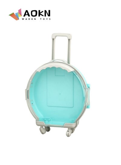 اشتري Children Mini Round ABS Toy Travel Suitcase Toys Storage Box Suit for Carrying Something Outside by Kids Themselfs في الامارات
