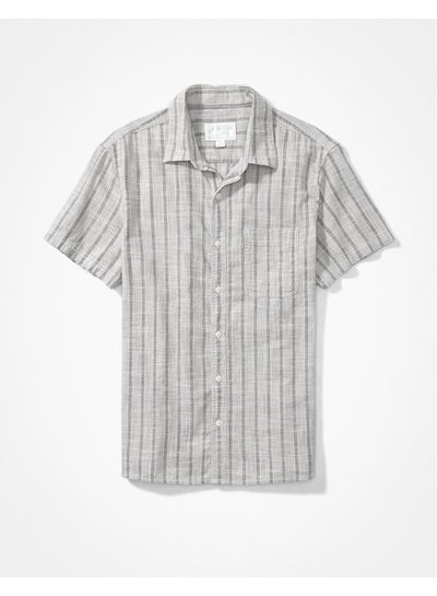 Buy AE Striped Button-Up Resort Shirt in UAE