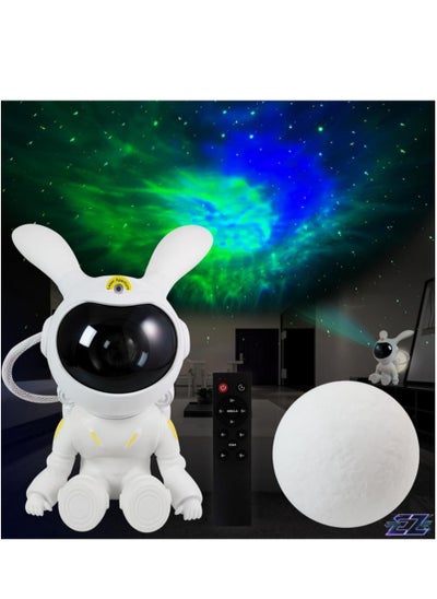 Buy "Star Projector – Cute Astronaut Bunny Galaxy Light Projector for Bedrooms, Kids, Room Decor, Parties, Game Rooms & Gifts" in UAE