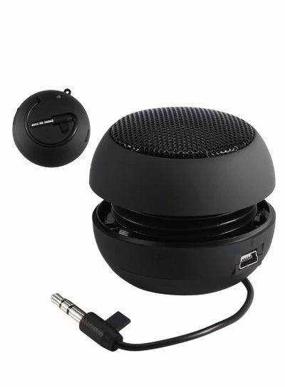 اشتري Mini Speaker, Portable Speaker built-in 3.5mm Aux Audio Jack Plug, HD Stereo Sound Rechargeable Outdoor Speaker for iPad/Smart Phone/Computer في الامارات