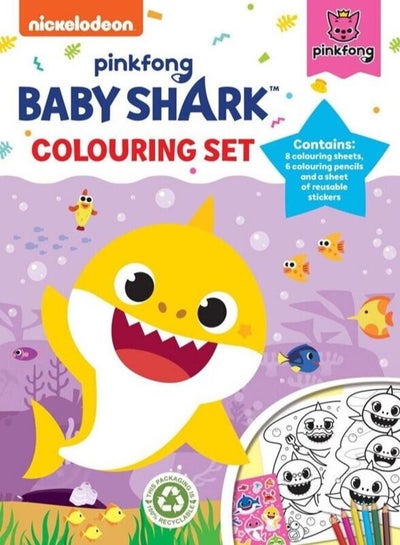اشتري Baby Shark Colouring Set By Nickelodeon في مصر
