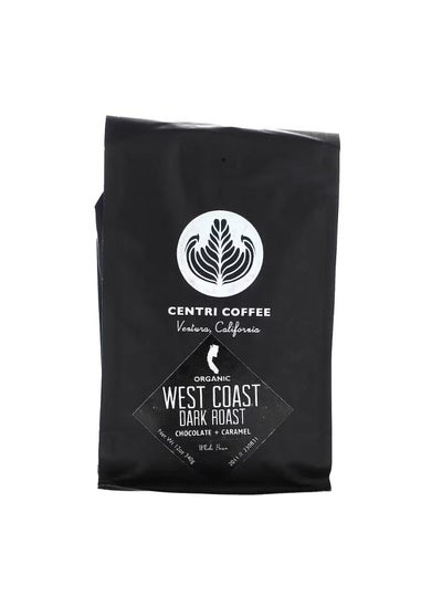 اشتري Centri Coffee Organic West Coast Whole Bean Dark Roast 12 oz  340 g في الامارات