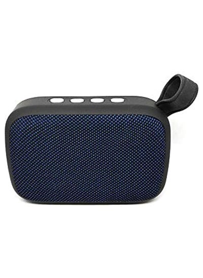 Buy Speaker M5 Bluetooth Mini Portable With Calling - FM Radio - USB - Card Slot Compatible With All Devices Blue Color in Egypt