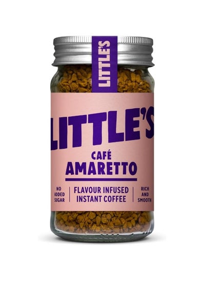 Buy Cafe Amaretto Flavour Infused Instant Coffee, No Added Sugar, 50g in UAE