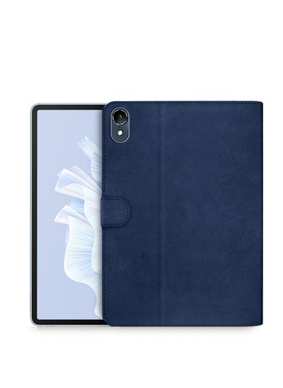 Buy PU Leather Flip Case Cover For Huawei MatePad Air 4G 11.5 Inch 2023 Navy Blue in Saudi Arabia