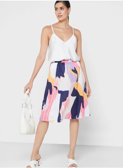 Buy Printed Midi Skirt in Saudi Arabia