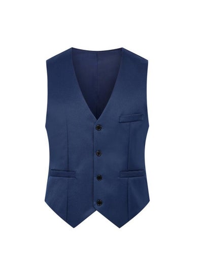 Buy Professional Groomsman Ceremony VestNavy blue Navy blue in UAE