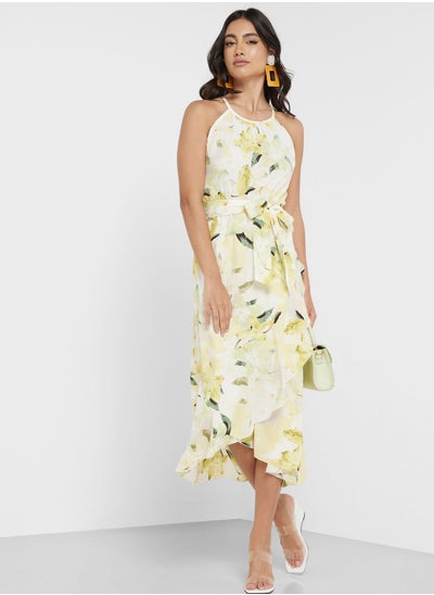 اشتري Sleeveless Printed Dress في السعودية