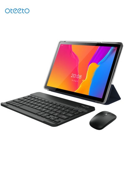 Buy Oteeto TAB 10 Pro Tablet/Single SIM 5G Network/8GB RAM + 512GB ROM/5G Wifi/8000 mAh/8MP Front + 13MP Rear Camera/Quad Core 2.0GHz Processor/Android 13/Includes Keyboard,Mouse,Touch Pen,OTG,Flip Cover in UAE