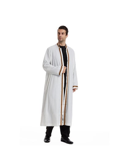 Middle Eastern Ventilation Robe Men's Middle Eastern Long Robe - Stylish Arabic Outerwear price in ...