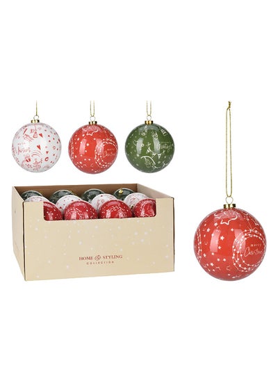 اشتري Christmas  Ball 10cm Assorted 1 Piece في الامارات